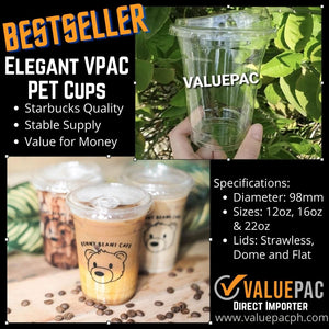 Valuepac VPAC PET Cup Starbucks Cup 22oz VPAC PET Cup 22 oz (Starbucks Plastic Frappe Cold Cup) PhilIppines Elegant Cup