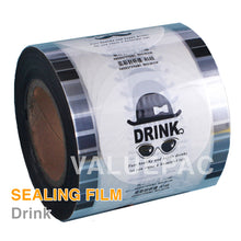 Load image into Gallery viewer, Valuepac Sealing Film for Plastic Cup 2000 shots Drink Design
