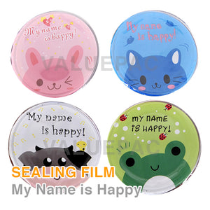 Valuepac Sealing Film for Plastic Cup 2500 Shots My Name is Happy Design