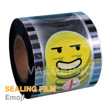 Load image into Gallery viewer, Valuepac Sealing Film for Plastic Cup 3000 shots Emoji Design
