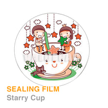 Load image into Gallery viewer, Valuepac Sealing Film for Plastic Cup 3000 shots Starry Cup Design
