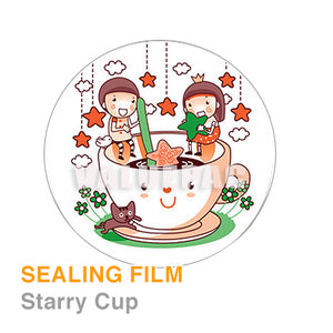 Valuepac Sealing Film for Plastic Cup 3000 shots Starry Cup Design