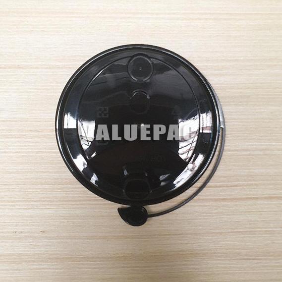 Valuepac Injection Hard Conjoined Lid Black