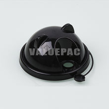Load image into Gallery viewer, Conjoined Panda Bear Lid 95mm Black
