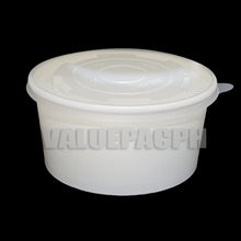 Load image into Gallery viewer, White Paper Bowl 1000ml with Lid

