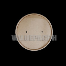 Load image into Gallery viewer, Kraft Paper Bowl Tub 380ml 380cc  Kraft Lid Cover
