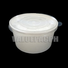 Load image into Gallery viewer, White Paper Bowl 530ml with Lid
