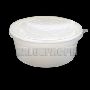 Paper Bowl 750ml (White) with Lid