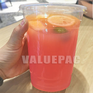 Valuepac Fat Cup 1L PP Cup with 2 hole Lid