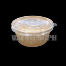 Load image into Gallery viewer, Kraft Paper Bowl 380ml 380cc with PP Lid
